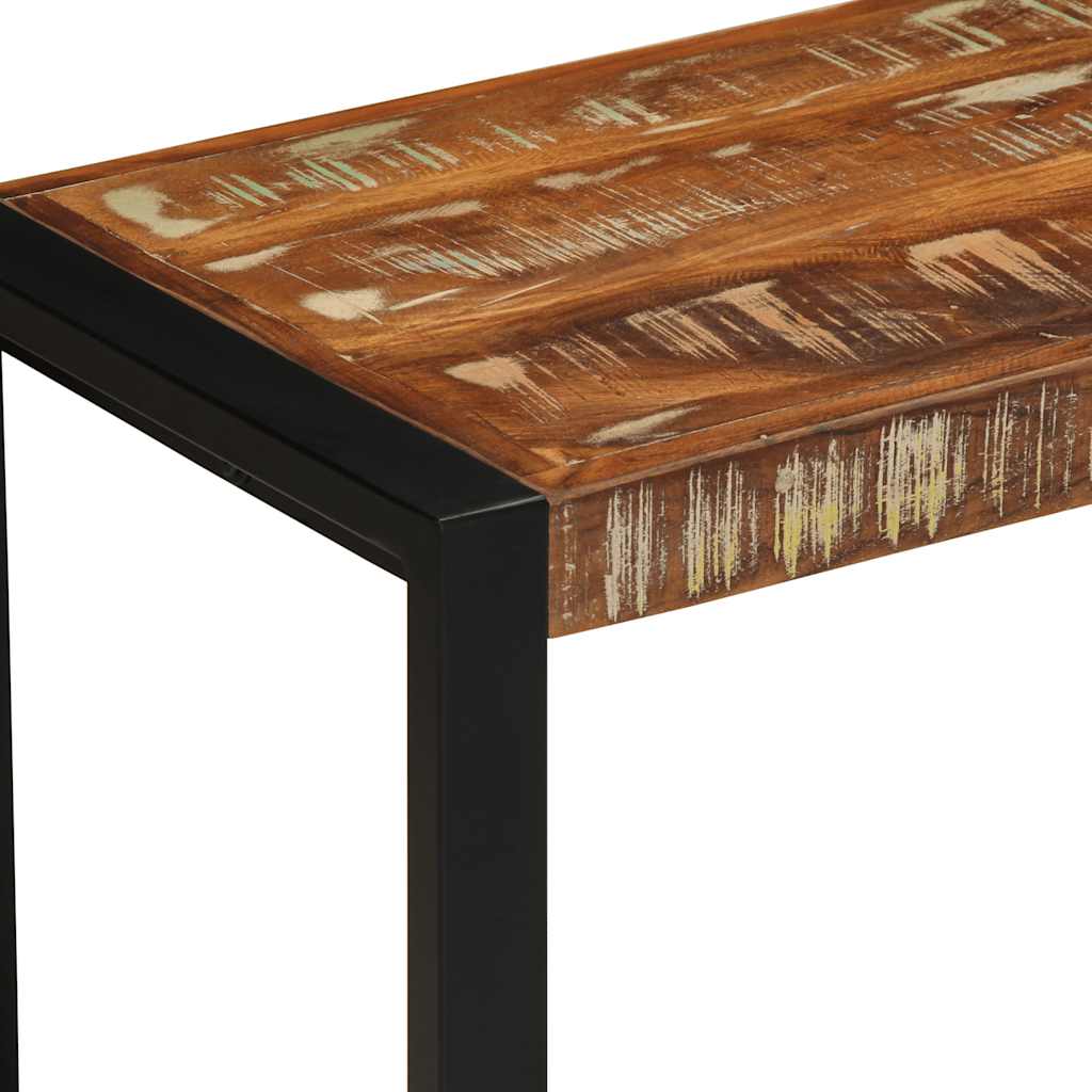 Πάγκος Πολύχρωμος 60x35x45 εκ. από Μασίφ Ξύλο Ανακυκλωμένου Ξύλου - Pakobazaar