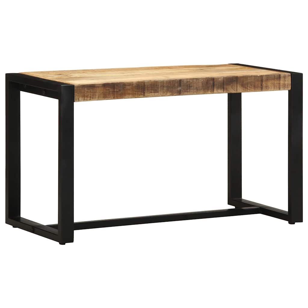 Πάγκος  80x35x45 cm Στερεό ακατέργαστο ξύλο Mango - Pakobazaar