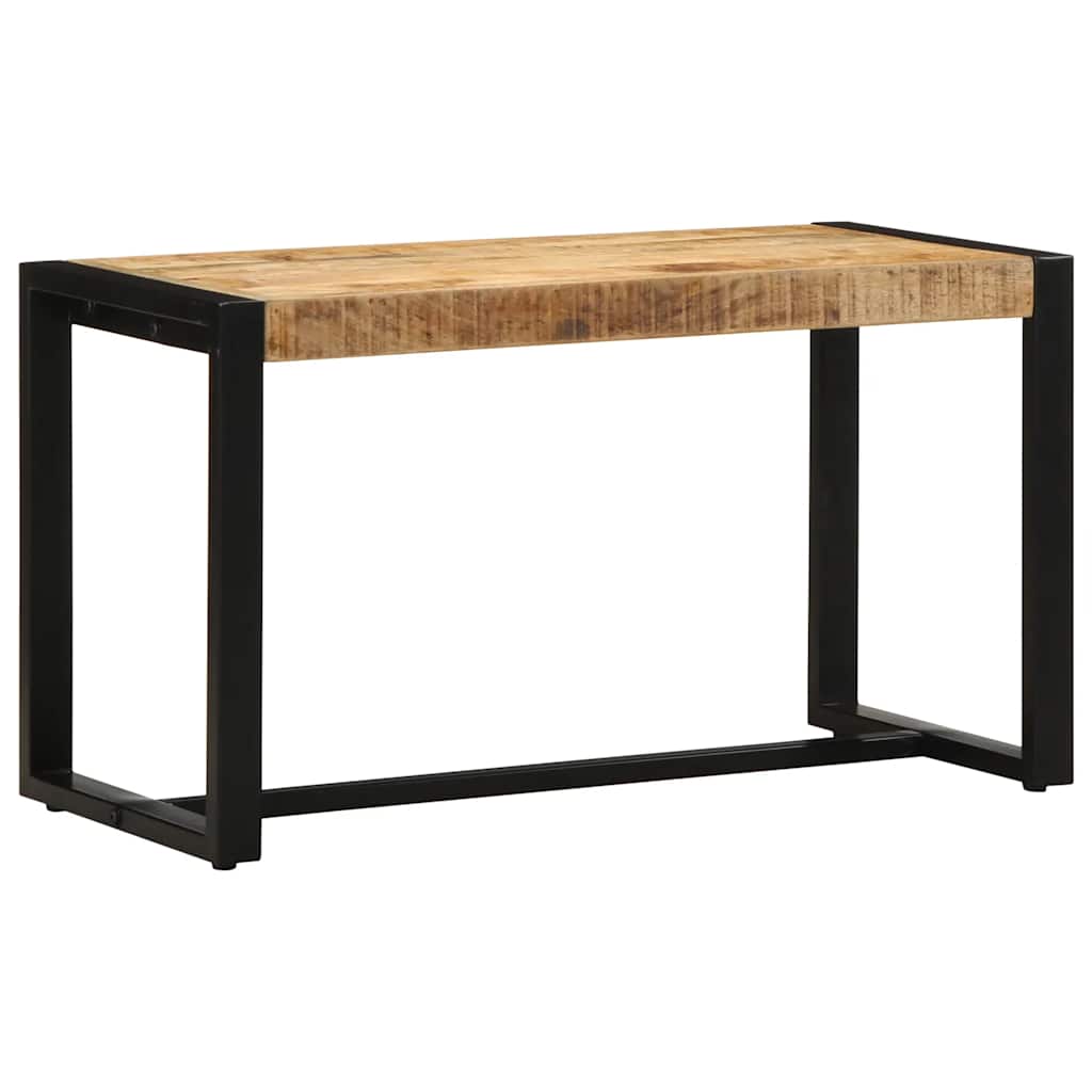 Πάγκος  80x35x45 cm Στερεό ακατέργαστο ξύλο Mango - Pakobazaar