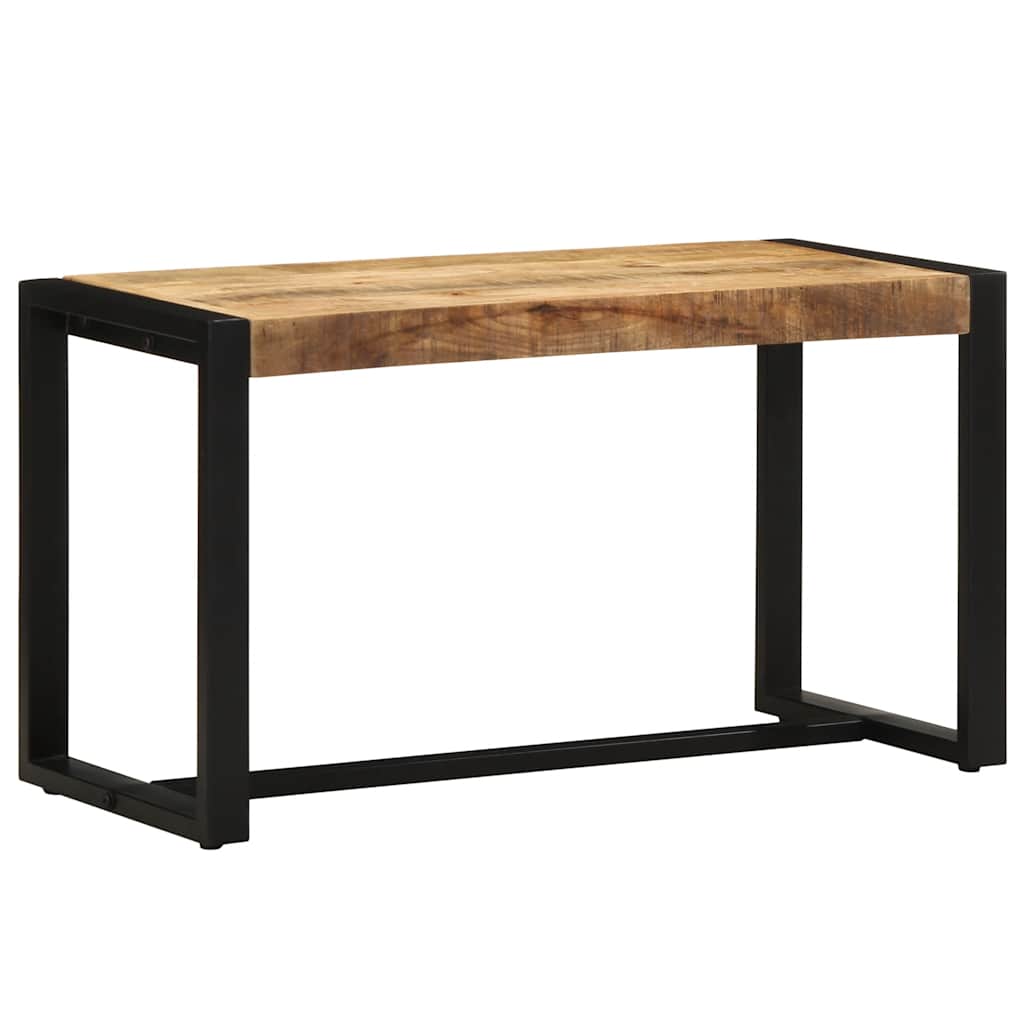 Πάγκος  80x35x45 cm Στερεό ακατέργαστο ξύλο Mango - Pakobazaar