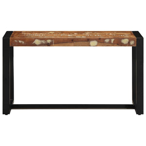 Πάγκος  Πολύχρωμος 80x35x45 cm Στερεό ξύλο αναγεννημένο