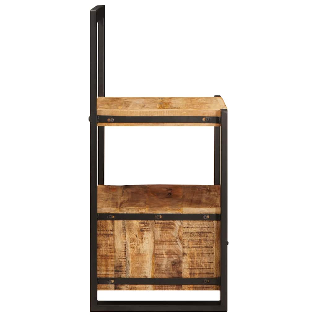 Βάση Ρούχων με συρτάρι Καφέ 40 x 40 x 90 cm Στερεό ξύλο μάνγκο
