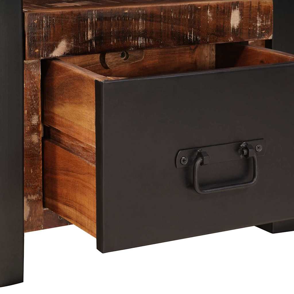 Βάση Ρούχων Πολύχρωμο 40 x 40 x 90 cm Στερεό Ανακτηθέν Ξύλο