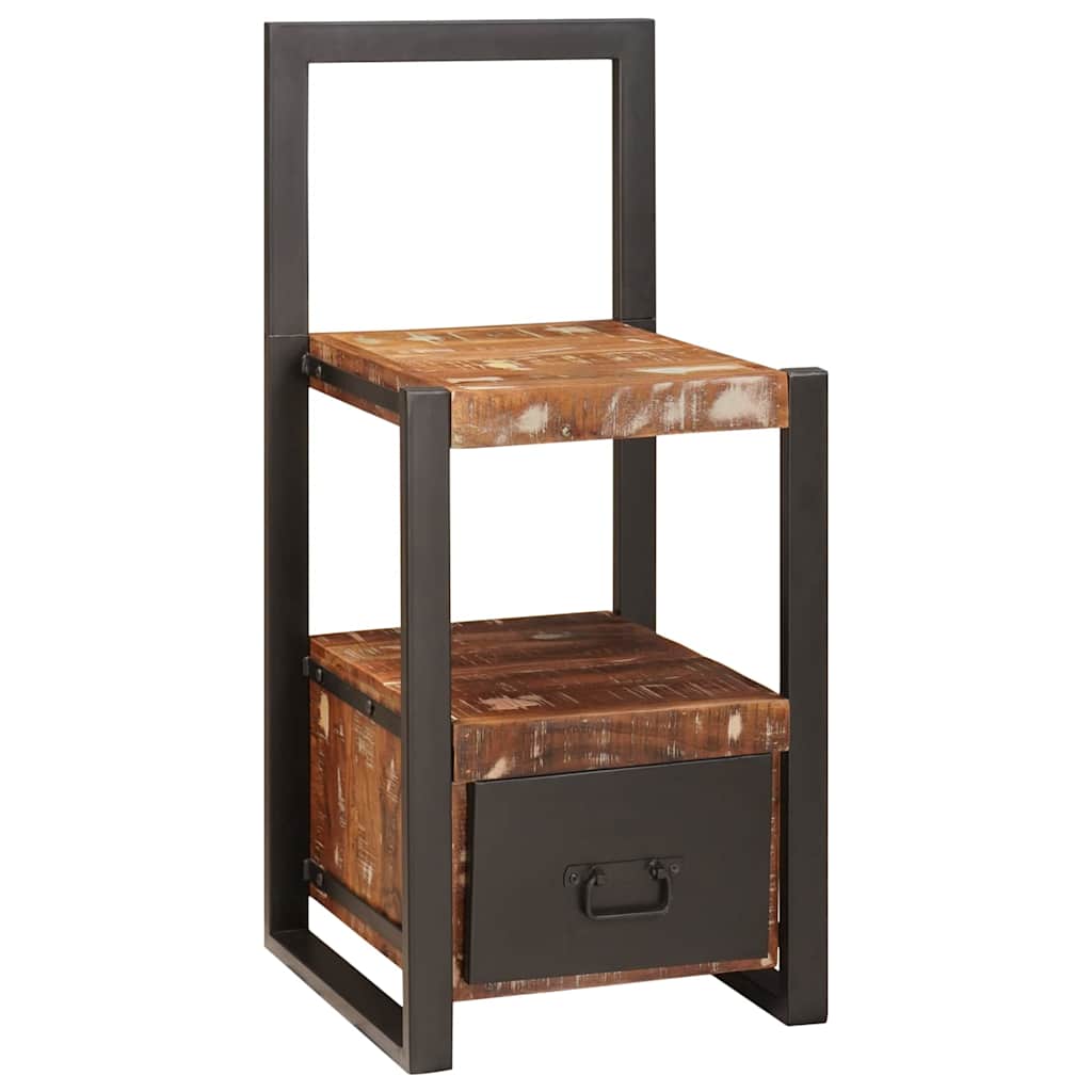 Βάση Ρούχων Πολύχρωμο 40 x 40 x 90 cm Στερεό Ανακτηθέν Ξύλο