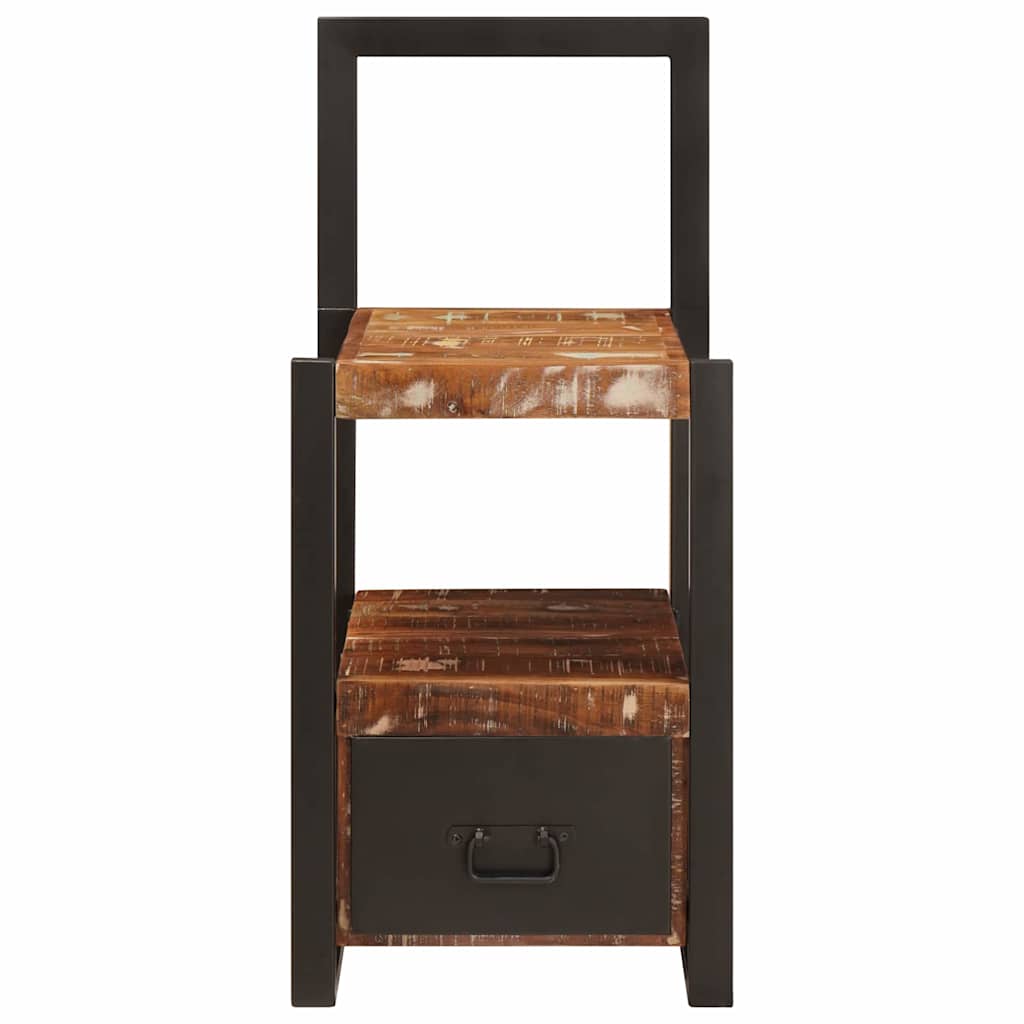 Βάση Ρούχων Πολύχρωμο 40 x 40 x 90 cm Στερεό Ανακτηθέν Ξύλο