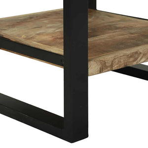 End Table Καφέ 40 x 40 x 80 cm Στερεό ξύλο μάνγκο