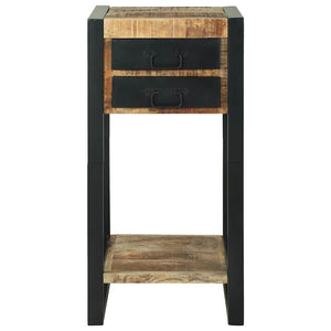 End Table Καφέ 40 x 40 x 80 cm Στερεό ξύλο μάνγκο