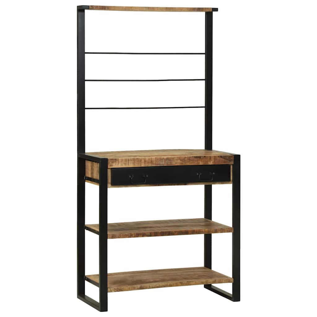 Ράφι κουζίνας Καφέ και Μαύρο 80 x 40 x 160 cm - Pakobazaar
