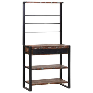 Ράφι κουζίνας Πολύχρωμο και Μαύρο 80 x 40 x 160 cm