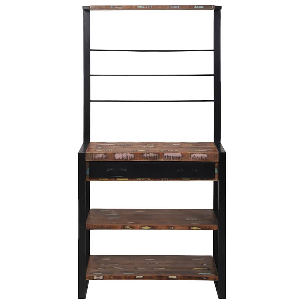 Ράφι κουζίνας Πολύχρωμο και Μαύρο 80 x 40 x 160 cm