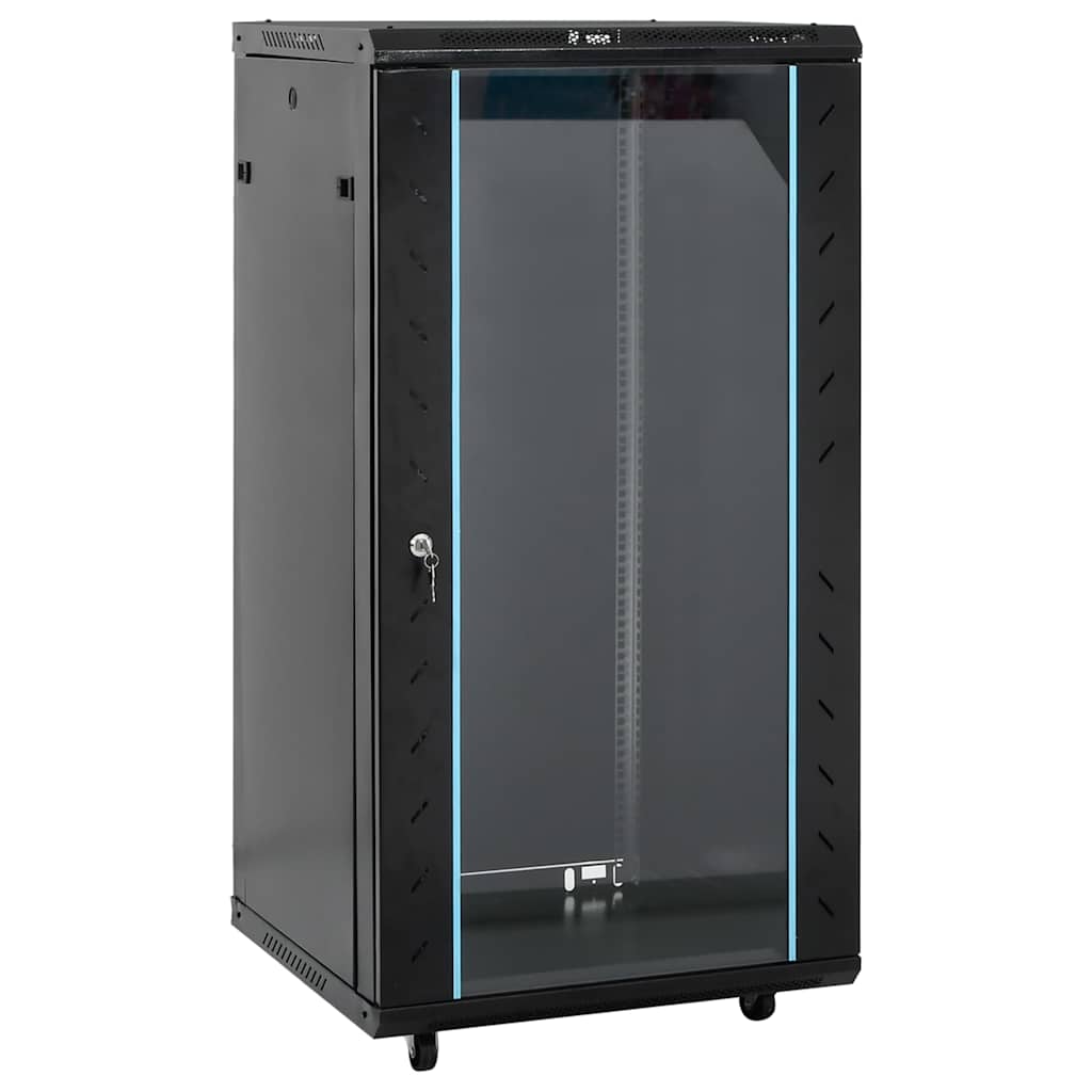 Καμπίνα Δικτύου 22U 19" IP20 Μαύρη 60x60x120 εκ. - Pakobazaar