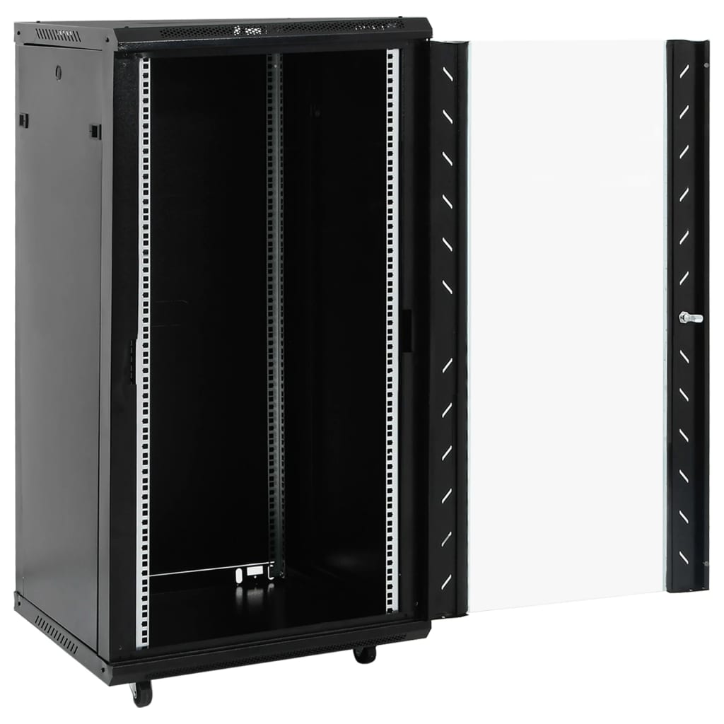 Καμπίνα Δικτύου 22U 19" IP20 Μαύρη 60x60x120 εκ. - Pakobazaar