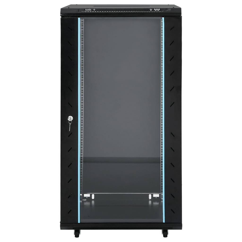 Καμπίνα Δικτύου 22U 19" IP20 Μαύρη 60x60x120 εκ. - Pakobazaar