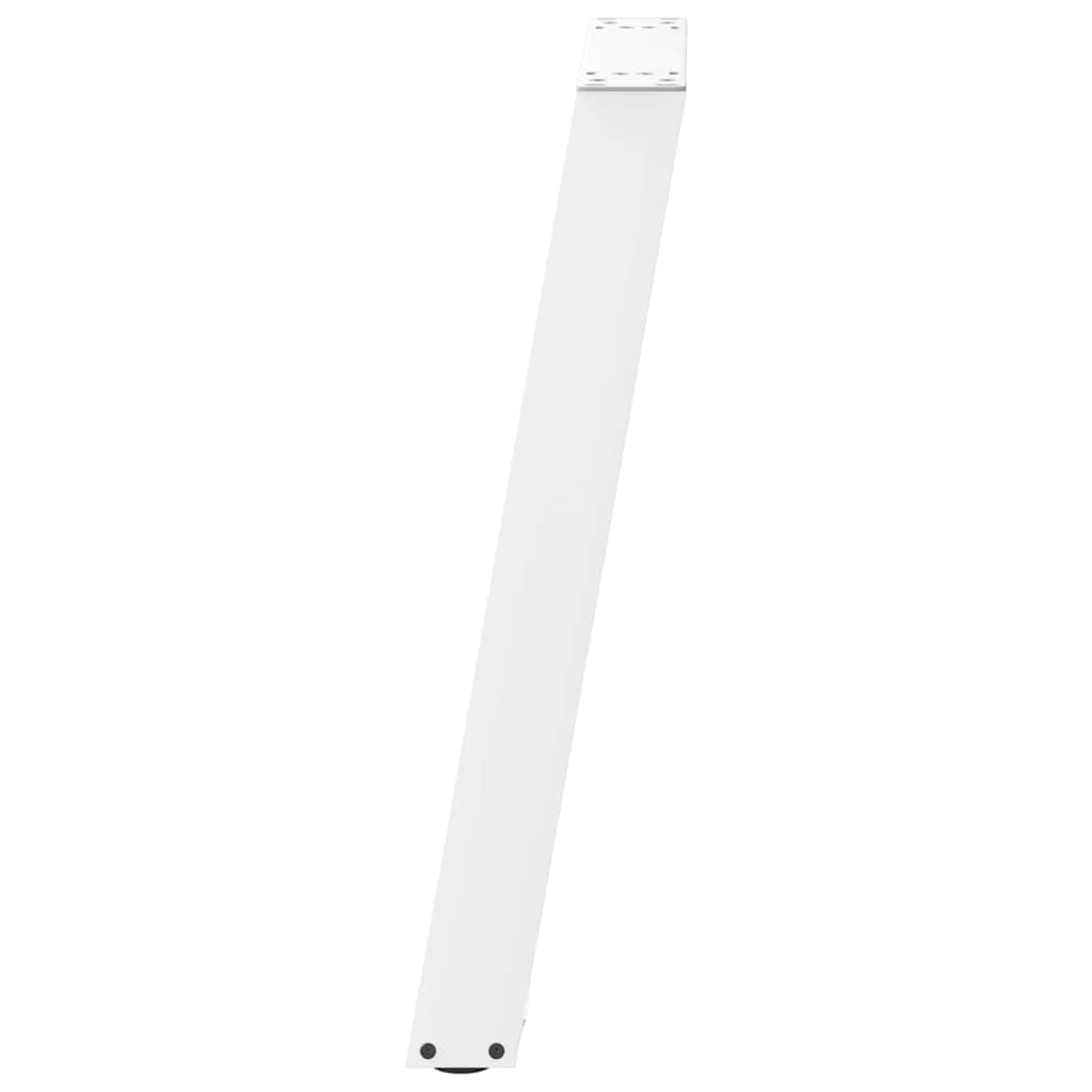 Πόδια Κονσόλας σε Σχήμα U 2 τεμ. Λευκά 28x(72-73) εκ. Ατσάλι