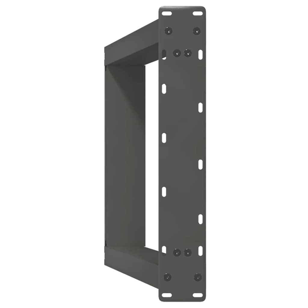 Πόδια Κονσόλας 2 τεμ. σε σχήμα U, Ανθρακί 38x(72-73) εκ. από Ατσάλι