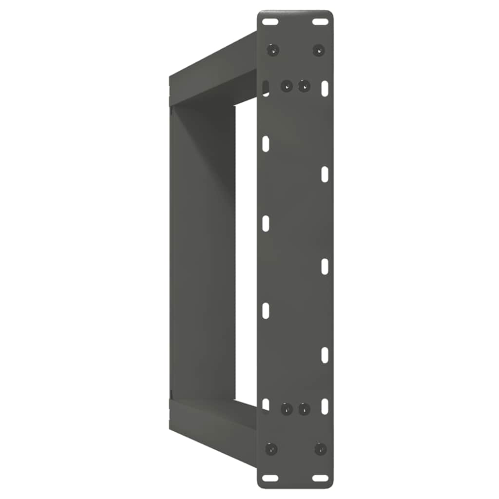 Πόδια Τραπεζαρίας σε Σχήμα U 2 τεμ. Ανθρακί 60x(72-73) εκ. Ατσάλι