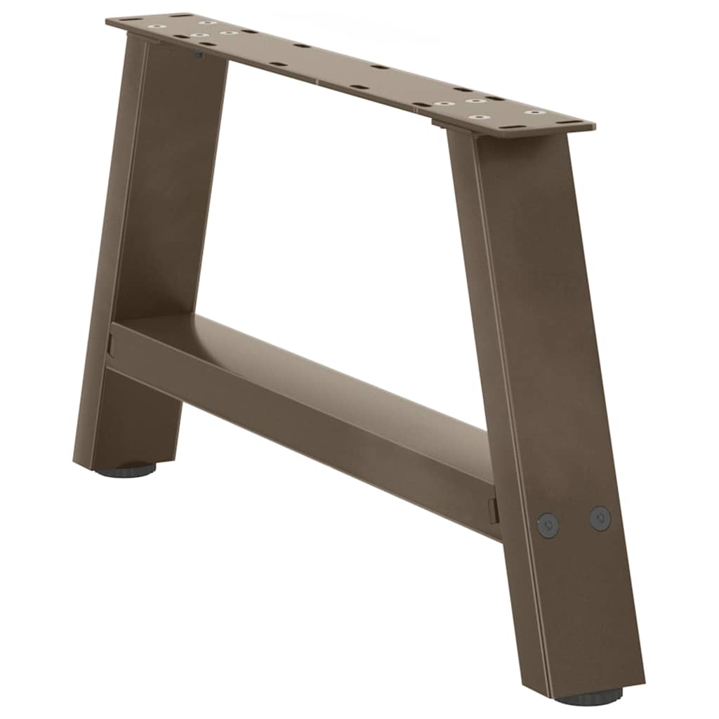 Πόδια Τραπεζιού Σαλονιού Σχήματος Α 2 τεμ. 70x(30-31) εκ. Ατσάλι