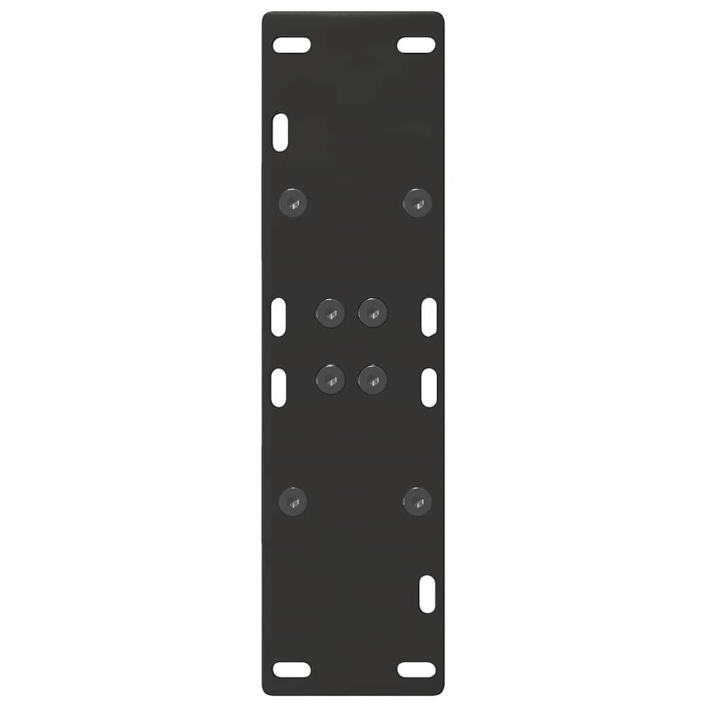 Πόδια Τραπεζαρίας Σχήματος Α 2 τεμ. Μαύρο 60x(72-73) εκ. Ατσάλι - Pakobazaar