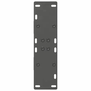 Πόδια Τραπεζαρίας Σχήματος Α 2 τεμ. Ανθρακί 60x(72-73) εκ. Ατσάλι