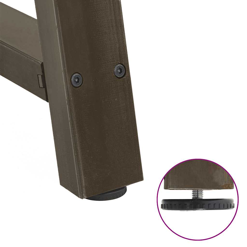 Πόδια Τραπεζαρίας Σχήματος Α 2 τεμ. 60x(72-73) εκ. Ατσάλι