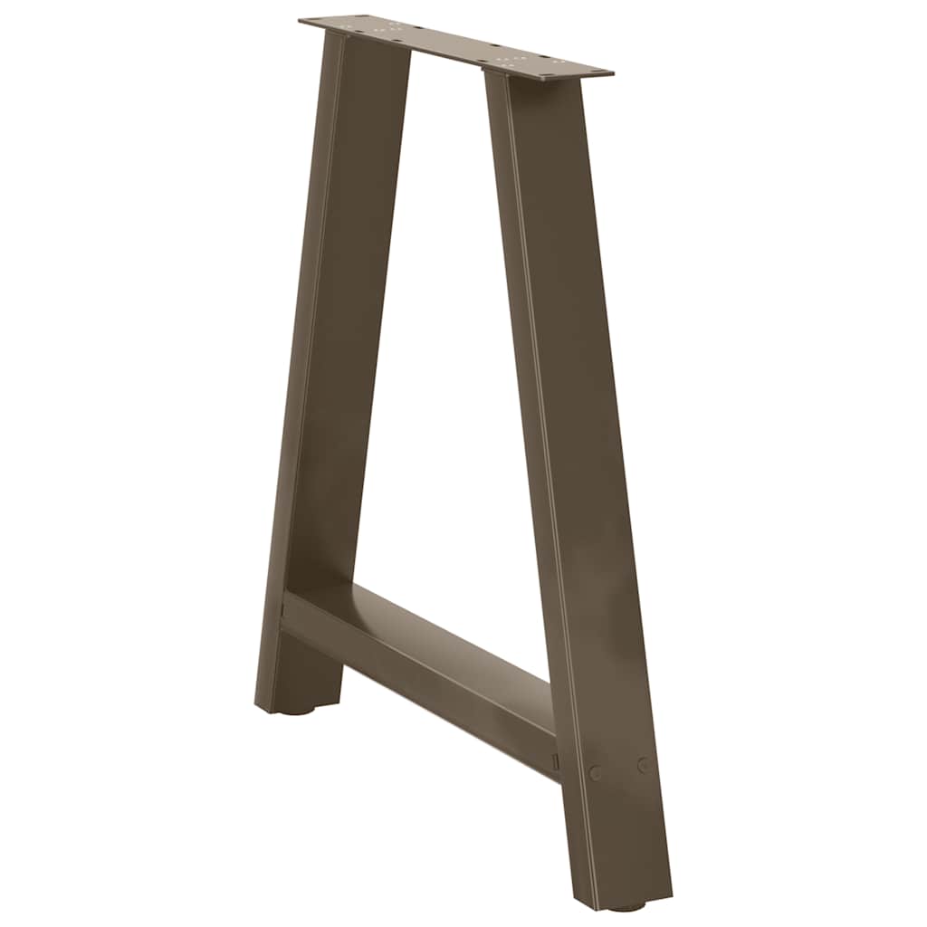 Πόδια Τραπεζαρίας Σχήματος Α 2 τεμ. 80x(72-73) εκ. Ατσάλι - Pakobazaar