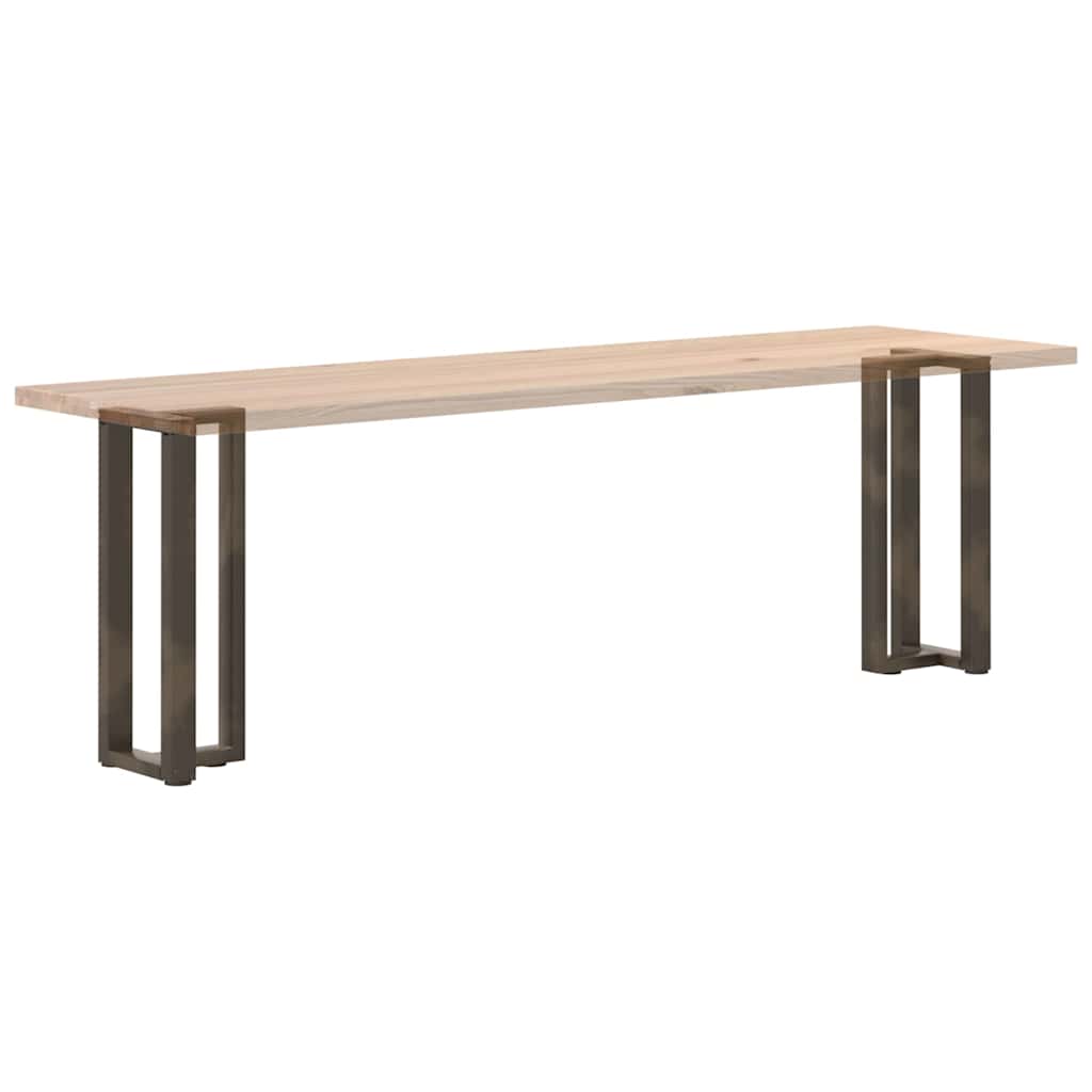 Πόδια Κονσόλας σε Σχήμα Τ, 2 τεμ. Μαύρο 25x28x(72-73) εκ. Ατσάλι
