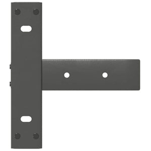 Πόδια Κονσόλας σε Σχήμα Τ, 2 τεμ. Ανθρακί 38x25x(72-73) εκ. Ατσάλι
