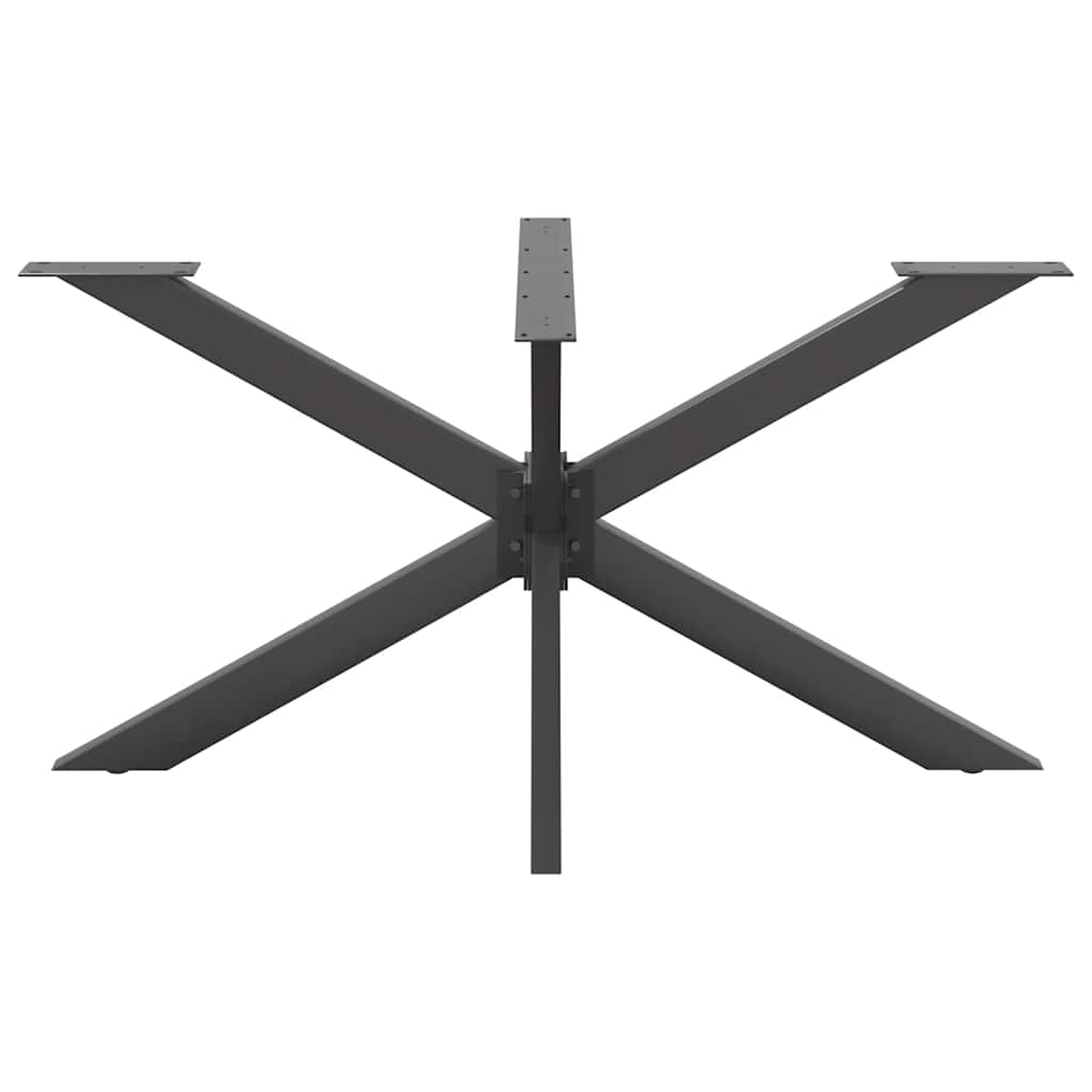 Τραπεζαρία με Πόδια σε Σχήμα Αράχνης Ανθρακί 150x78x(72-73) εκ. Ατσάλι - Pakobazaar