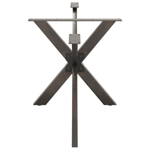 Τραπεζαρία με Πόδια σε Σχήμα Αράχνης Μαύρο 150x78x(72-73) εκ. Ατσάλι