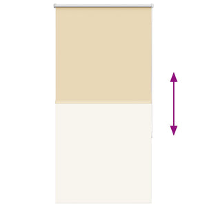 Ρολέρ Μπλακάουτ Μπεζ 75x130 cm Πλάτος υφάσματος 70,7 cm