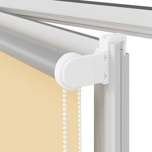 Roller Blind Blackout Μπεζ 145x130 cm Πλάτος υφάσματος 141,6cm