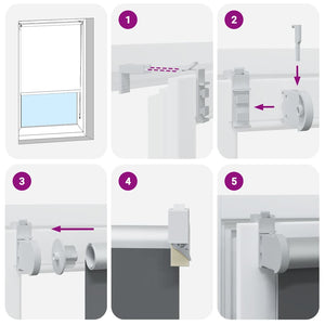 Roller Blind Blackout Μπεζ 145x130 cm Πλάτος υφάσματος 141,6cm