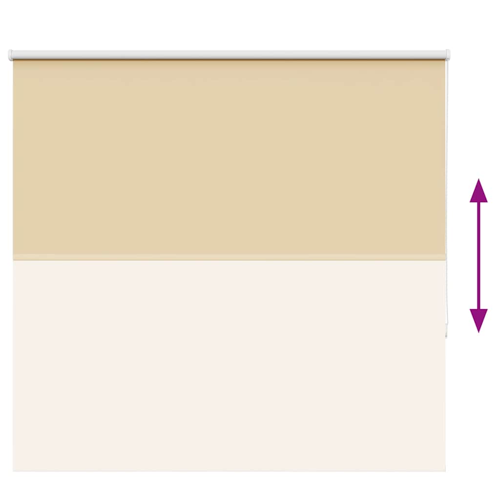 Roller Blind Blackout Μπεζ 165x130 cm Πλάτος υφάσματος 161,6cm