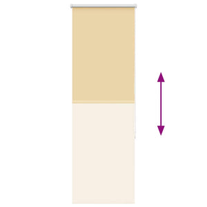 Roller Blind Blackout Μπεζ 55x150 cm Πλάτος υφάσματος 50,7 cm