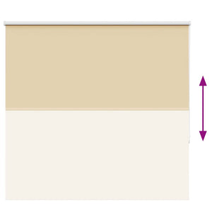 Roller Blind Blackout Μπεζ 155x150 cm Πλάτος υφάσματος 151,6cm