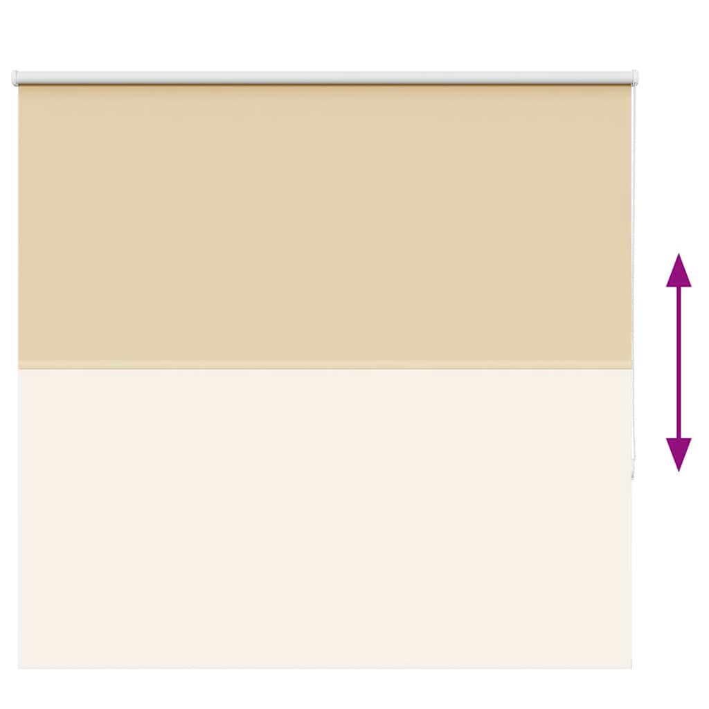 Roller Blind Blackout Μπεζ 160x150 cm Πλάτος υφάσματος 156,6cm