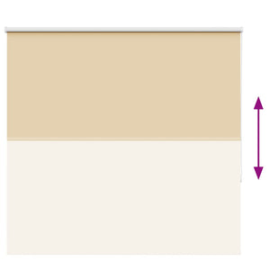 Roller Blind Blackout Μπεζ 165x150 cm Πλάτος υφάσματος 161,6cm