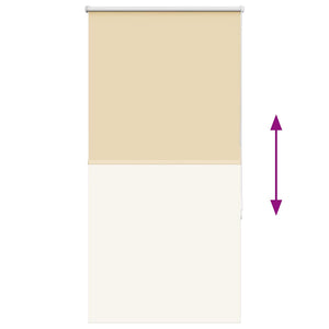 Ρολέρ Μπλακάουτ Μπεζ 80x175 cm Πλάτος υφάσματος 75,7 cm