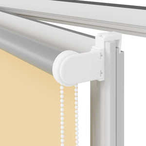 Roller Blind Blackout Μπεζ 140x175 cm Πλάτος υφάσματος 136,6cm