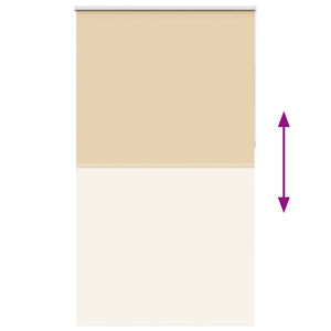 Roller Blind Blackout Μπεζ 135x210 cm Πλάτος υφάσματος 131,6cm