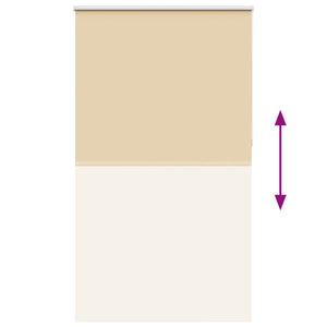 Roller Blind Blackout Μπεζ 140x210 cm Πλάτος υφάσματος 136,6cm