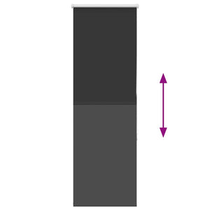 Roller Blind Blackout Μαύρο 50x150 cm Πλάτος υφάσματος 45,7 cm