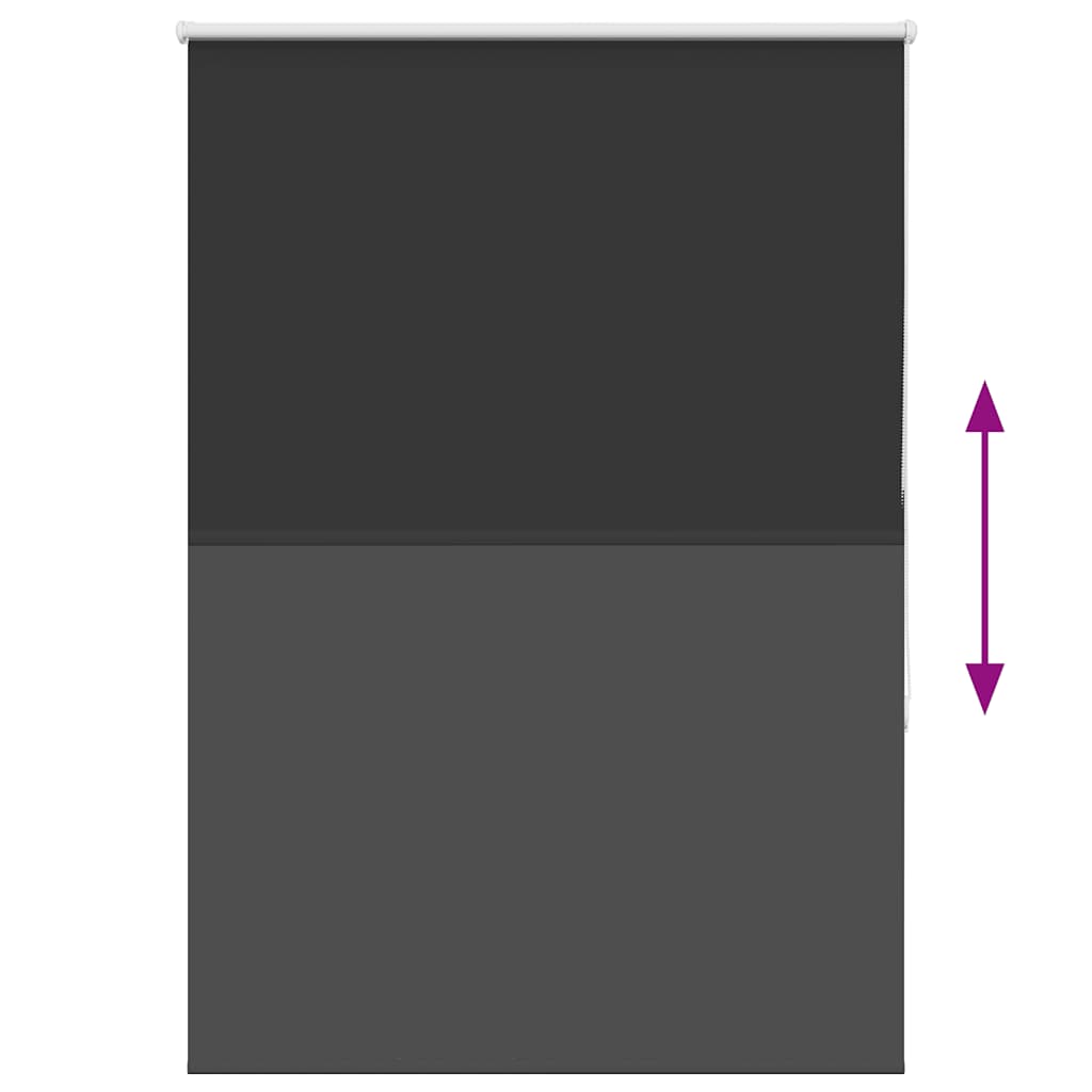 Ρολέρ Μπλακάουτ Μαύρο 110x175 cm Πλάτος υφάσματος 105,7 cm