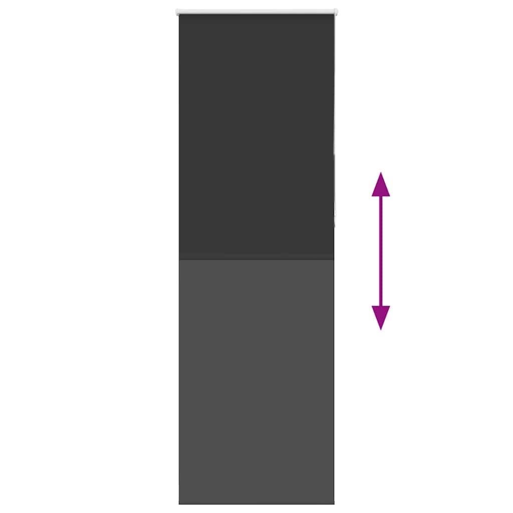 Ρολέρ Μπλακάουτ Μαύρο 75x210 cm Πλάτος υφάσματος 70,7 cm