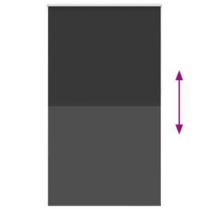 Roller Blind Blackout Μαύρο 140x210 cm Πλάτος υφάσματος 136,6cm