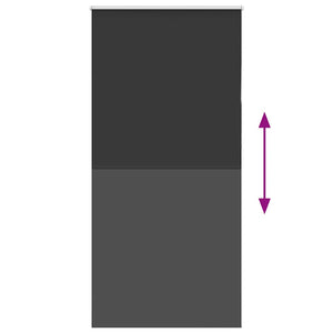 Ρολέρ Μπλακάουτ Μαύρο 110x230 cm Πλάτος υφάσματος 105,7 cm