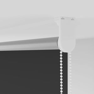 Roller Blind Blackout Μαύρο 145x230 cm Πλάτος υφάσματος 141,6cm - Pakobazaar