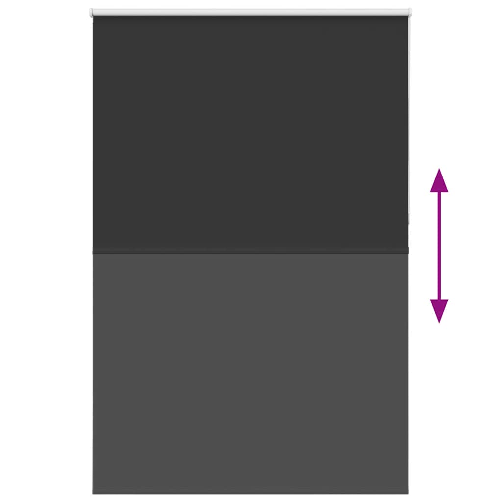 Roller Blind Blackout Μαύρο 150x230 cm Πλάτος υφάσματος 146,6cm