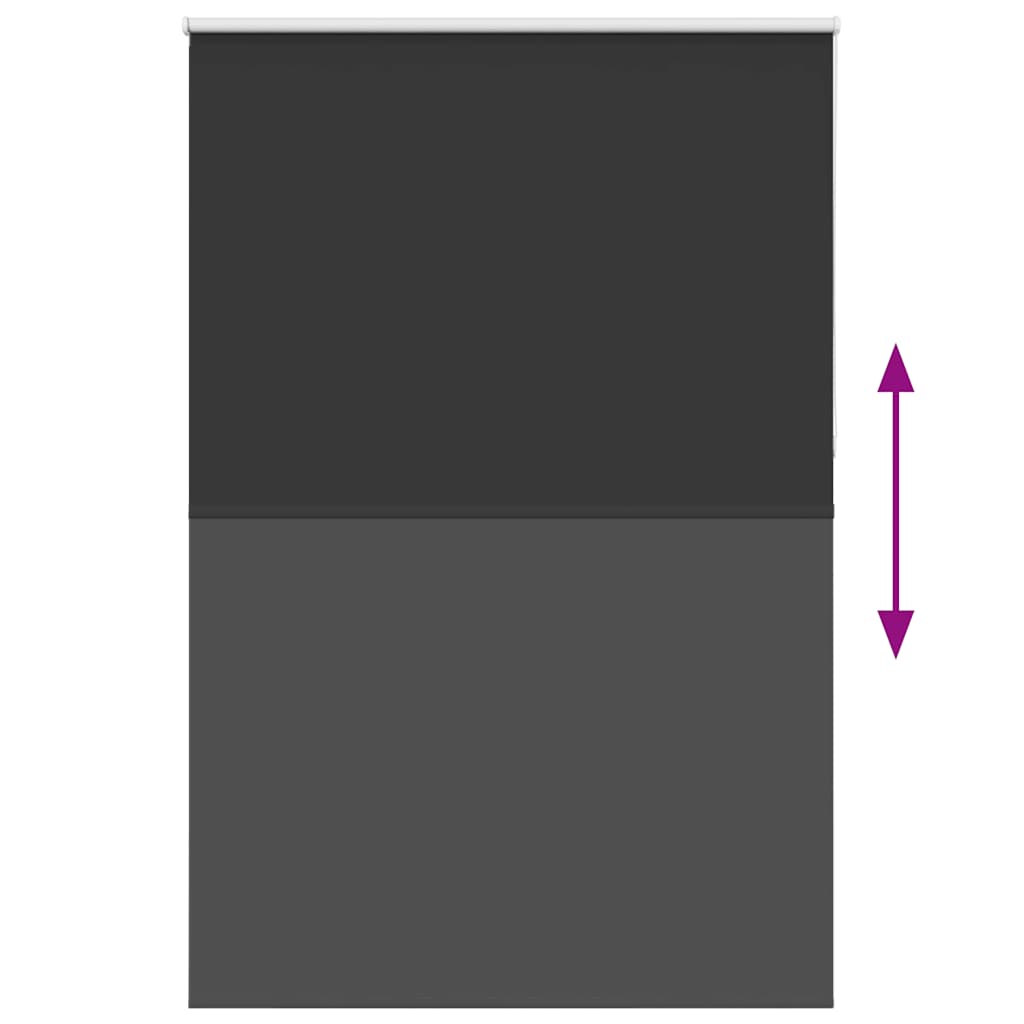 Roller Blind Blackout Μαύρο 155x230 cm Πλάτος υφάσματος 151,6cm