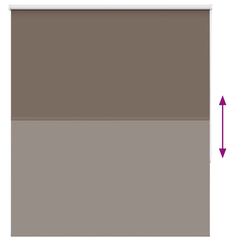 Ρολέρ Μπλακάουτ Coffee 125x130 εκ. Πλάτος υφάσματος 121,6 εκ.